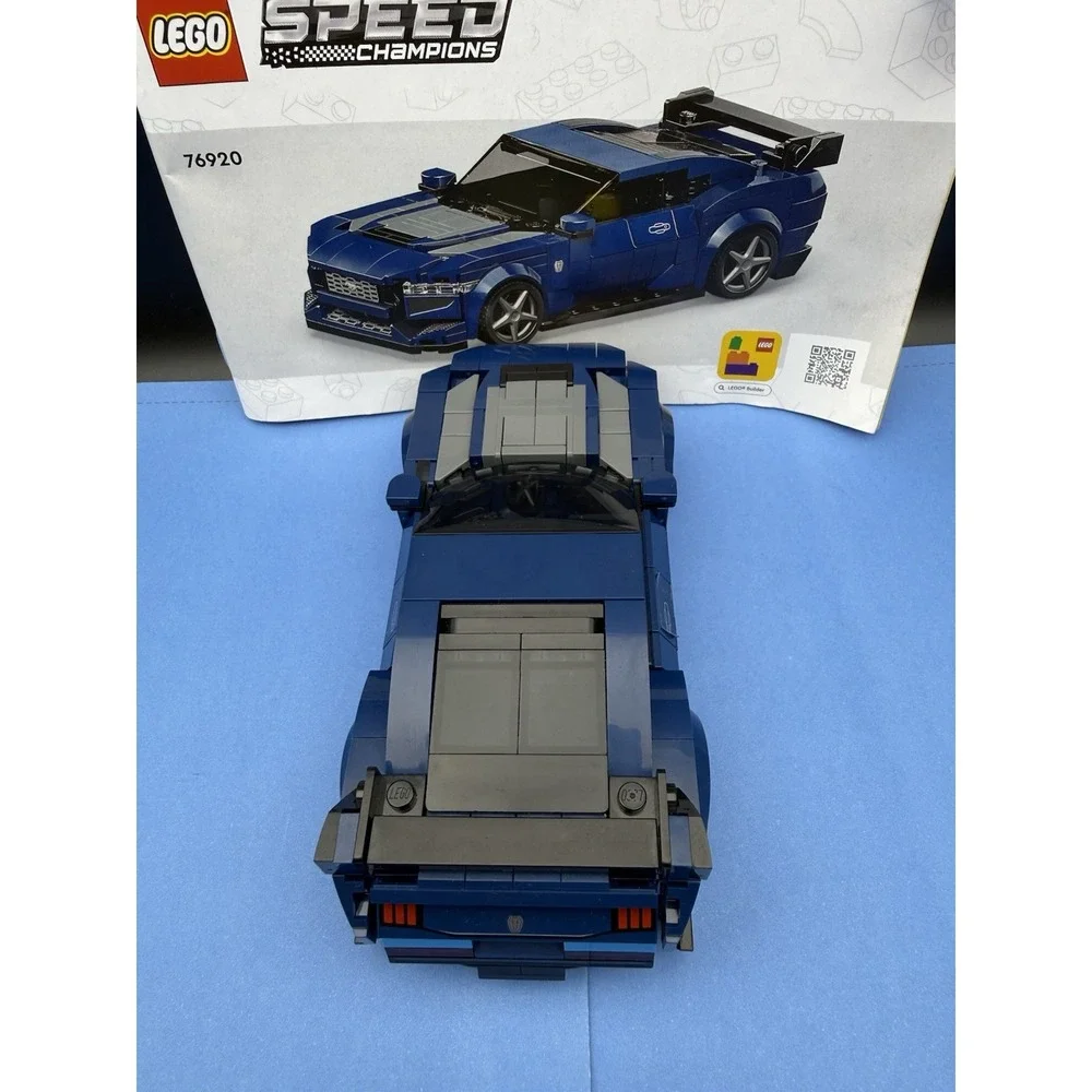 LEGO Speed Champions: Ford Mustang Dark Horse Sports Car 76920 W/Manual (No Box)